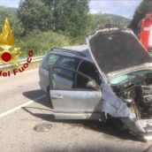 Incidente stradale a Monteverde, un ferito