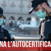 Coronavirus, in Campania torna l’autocertificazione