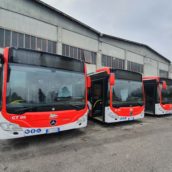 Air Mobilità, consegnati dalla Regione i primi cinque bus urbani con barriere anticontagio