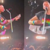 Coldplay a Napoli: Chris Martin canta “Napul’è” di Pino Daniele