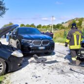 Castel Baronia, incidente stradale: due feriti trasportati in ospedale