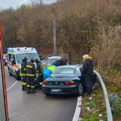 Incidente stradale ad Avellino: scontro tra due auto in Contrada Scrofeta